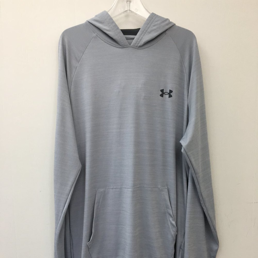 Under Armour Mens Loose Long Sleeve Lightweight Hooded Shirt Size L EXCELLENT